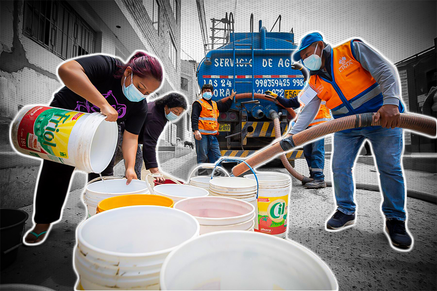 sin agua en San Juan de Lurigancho