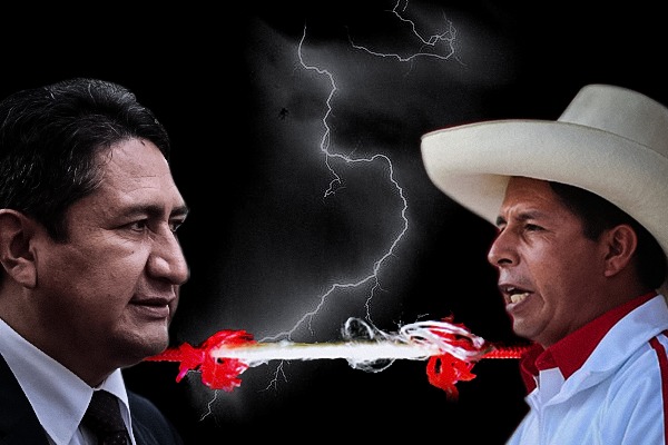 Conflicto Pedro Castillo/Vladimir Cerrón