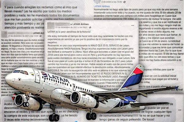 Vacaciones arruinadas por Latam Airlines
