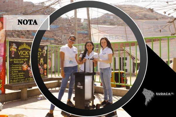 Aqua Way: egresadas PUCP crean innovador dispositivo de agua potable sin tuberías ni electricidad