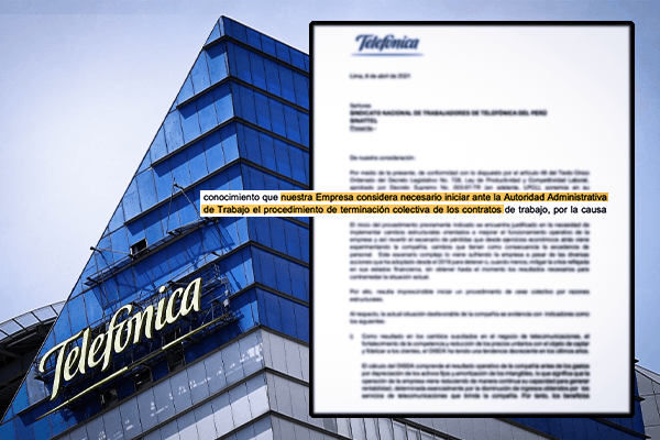 Telefónica despidos
