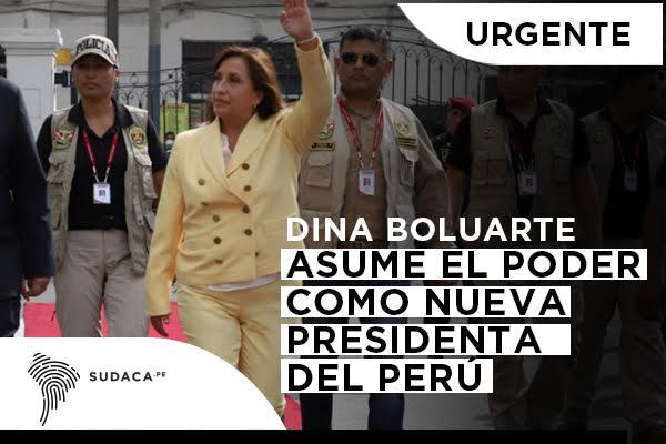 DINA Boluarte Zegarra, primera mujer presidenta de la República