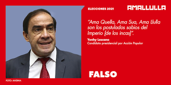 Yonhy-lescano-acerca-de-los-preceptos-morales-del-imperio-de-los-incas-es-falsa