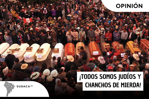 ¡TODOS SOMOS JUDÍOS Y CHANCHOS DE MIERDA!