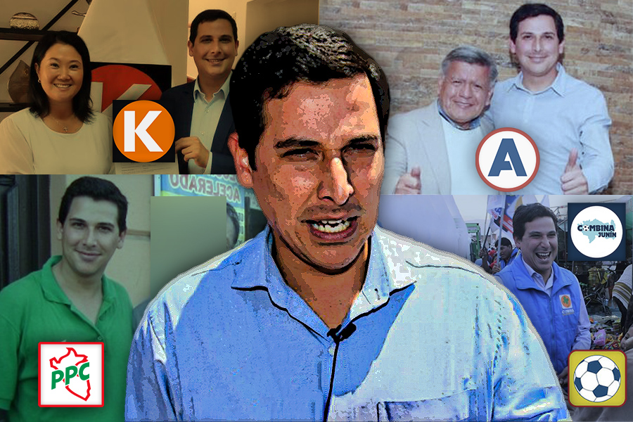 César Combina, el hombre de las mil camisetas