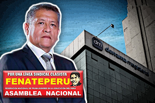Fenate y el ministro Serna, unidos para controlar la Derrama Magisterial